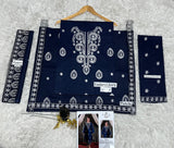 EMBROIDERED 2 PIECE LAWN 6012