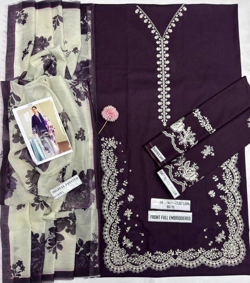 LUXURY SUMMER COLLECTION 3 PIECE LAWN