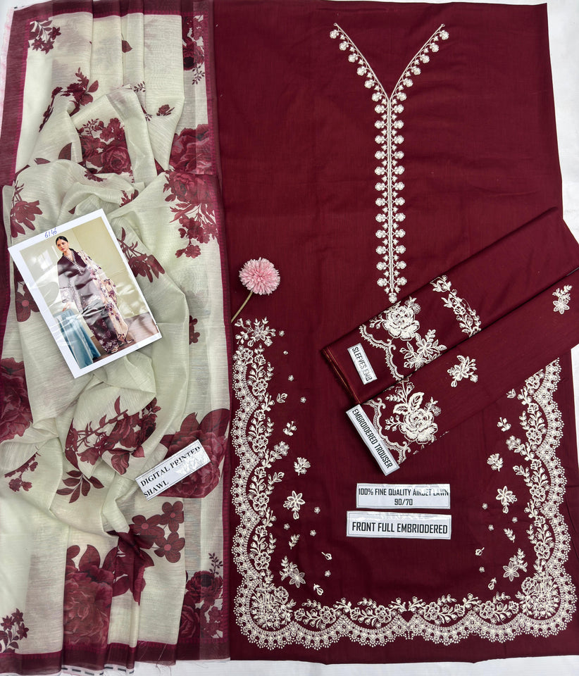 LUXURY SUMMER COLLECTION 3 PIECE LAWN