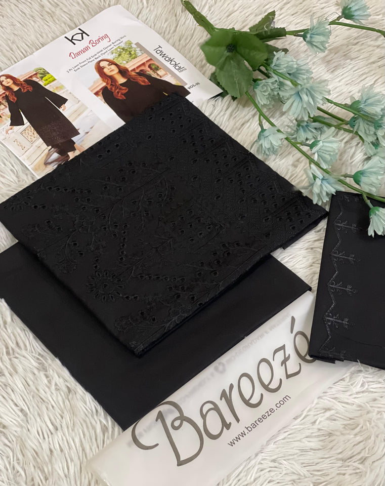 2 PIECE EMBROIDERED LAWN BAREEZE